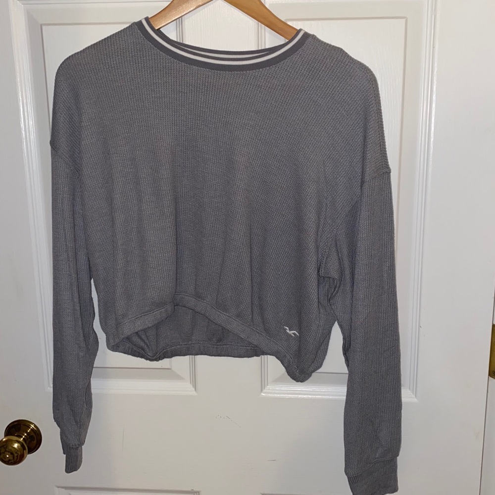 Grey Hollister Sweater